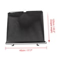 thumbnail image 5 of Unique Bargains 49.2"x17.7" Retractable Car Side Window Sun Shade Guard Roller Protector Black for Car, 5 of 5