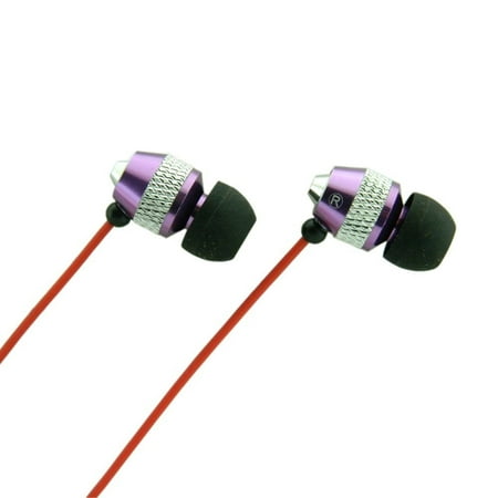 - ODSX V03-ear headphones powerful bass universal headset available computers and other mobile phone MP3 MP4 all 3.5 Round Interface (purple)
