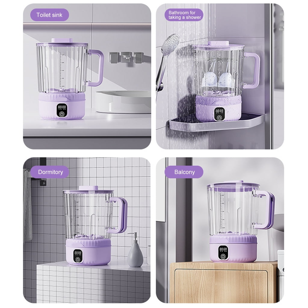 PatungKu 2.5L Capacity Tiny Transportable Washer Denial Outlet Required More unsullied Delicate Fabrics Laundry