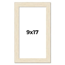 9x17 Frame White Real Wood Picture Frame Width 1.5 inches | Interior Frame Depth 0.5 inches | Barn