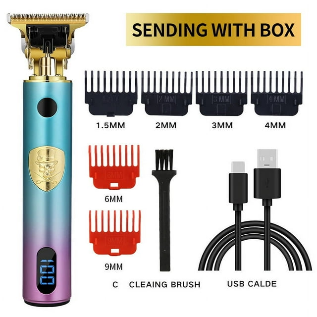 Tondeuses à Cheveux Professionnelles, Tondeuses à Raser, Machine Sans Fil Électrique pour Hommes