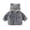 1-251Grey778, variant on CAIVO Girls Winter Coats Soft Hooded Jacket With Ears Zip Up Outerwear Toddlers Kids Warm Cozy Fall Outerwear Long Sleeve Breathable Dailywear