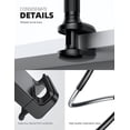 thumbnail image 5 of Soporte de montaje para tableta para cama, abrazadera de brazo Flexible para tableta Compatible con cama, negro, 100cm, 1 ud., 5 of 5