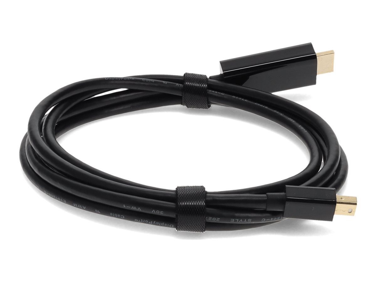 Startech 6 ft Mini DisplayPort to HDMI Cable - M/M - HDMI Male Digital Audio/Video - DisplayPort Male Digital Audio/Video - 6ft - Black