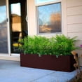 thumbnail image 3 of Generico Maceta Rectangular (Chocolate, 100X60X25 cm) BWKJ Patio y Jardín, 3 of 3