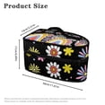 thumbnail image 6 of HELLHERO Steams Iron Organizers Case Compatible with Full-Size Irons and Accessories Daisy Wave with Zipper Closure Steam Iron Carrying Case, Case Only, 6 of 6