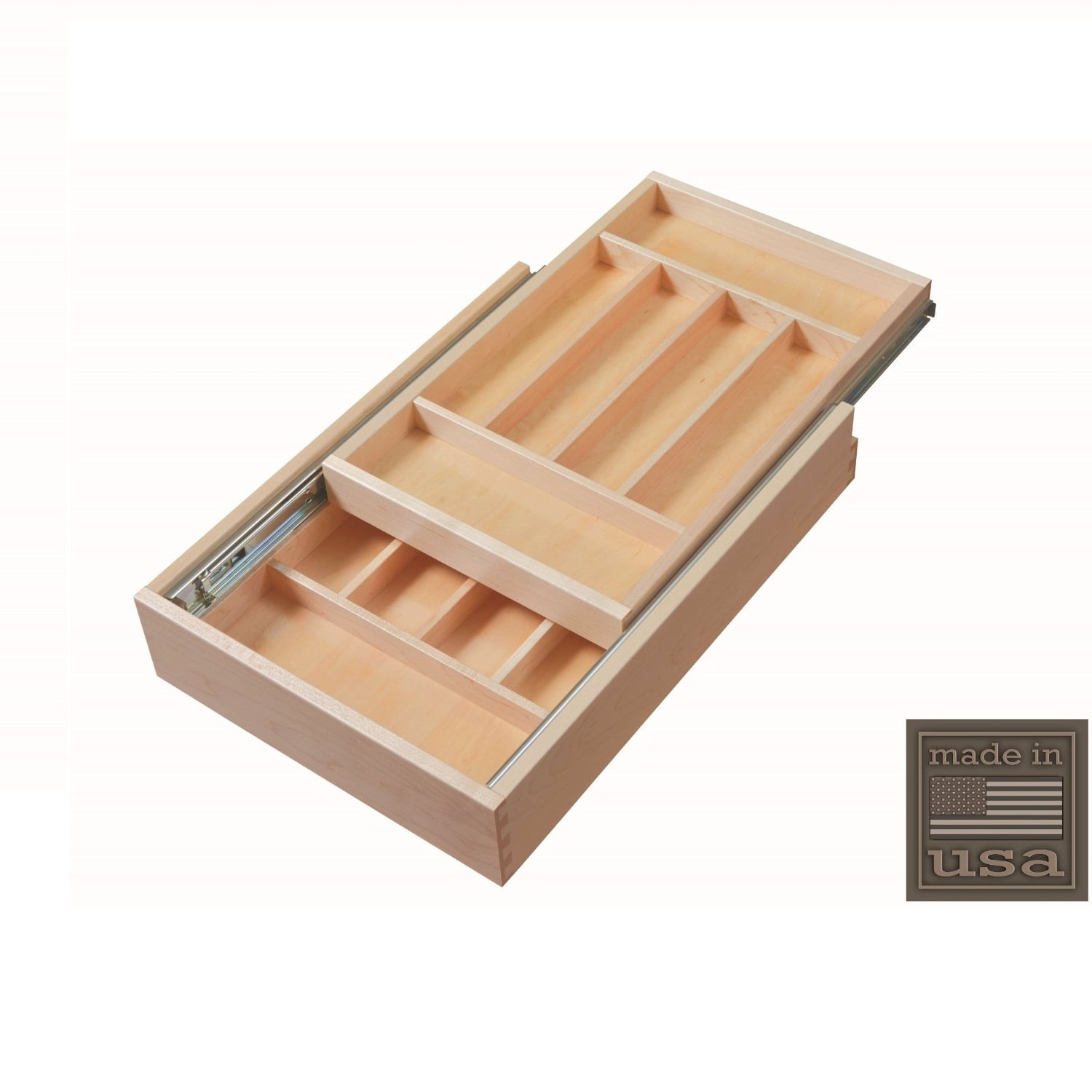 Century Components DTIER14PFFF Wood Silverware Tray Drawer