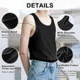 thumbnail image 6 of Women Breathable Cotton Breast Binder Long Trans Tank Top Built-in Chest Binder, 6 of 8
