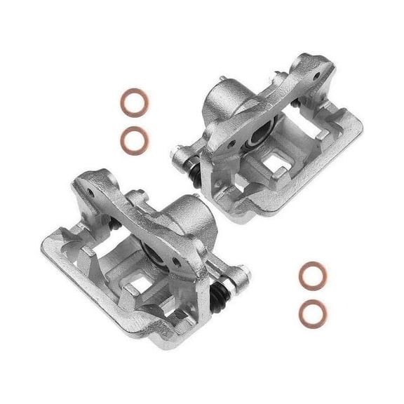 Brake Caliper Set 2 - Compatible with 2006 - 2008 Hyundai Sonata 3.3L V6 - Autopart Premium