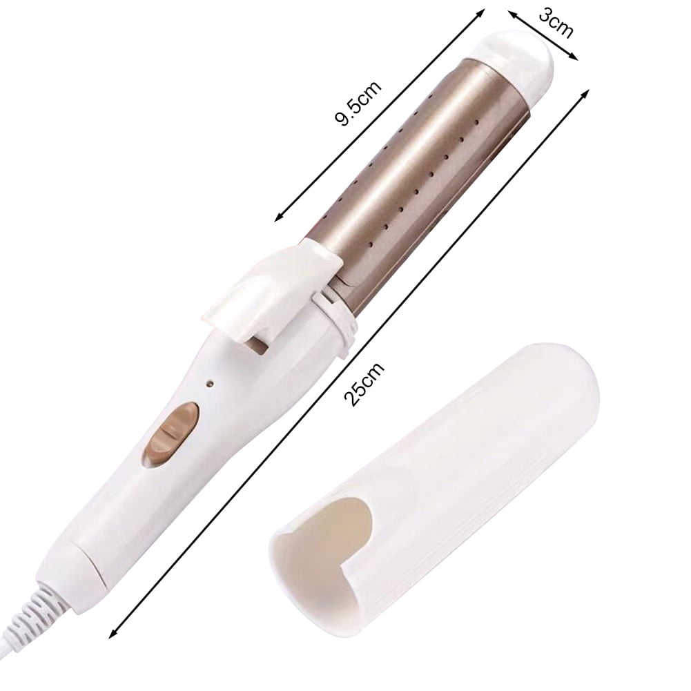 Akerlok 2 In 1 Hair Straightener Curling Wand Flat Iron Hair Curler Champagne Other