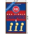 thumbnail image 3 of NBA Detroit Pistons - Champions 23 Wall Poster, 22.375" x 34" Framed, 3 of 5