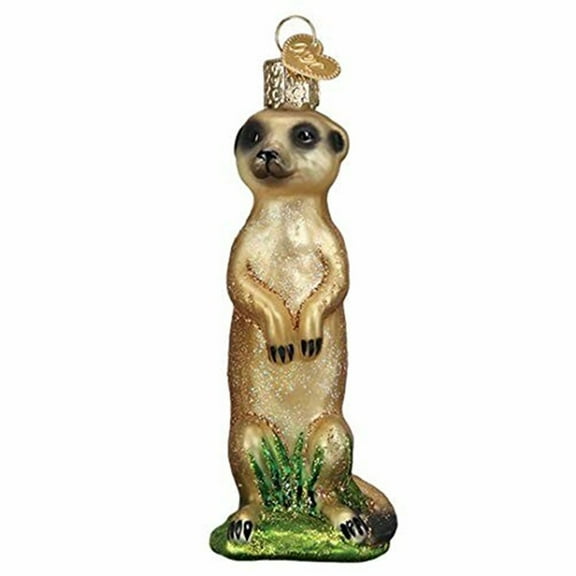 Old World Christmas Meerkat Ornament Underground Burrow 12577