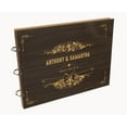 thumbnail image 7 of Darling Souvenir Personalized Engraved Laser Cut Wedding Guest Book Wooden Cover Sign-in Book Registry Guestbook Scrapbook-PQ, 7 of 7