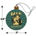thumbnail image 6 of Beer Brew Unto Others As You Would Yourself Funny Humor Wood Christmas Tree Holiday Ornament, 6 of 7