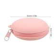 thumbnail image 2 of KALLORY Keychain Wristlet Coin Purse Pink Silicone 1Pack Easy To Clean For Adults, 2 of 7