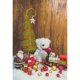 thumbnail image 1 of Fondos de Navidad para Fotografía ABPHQTO 150x220cm Oso Blanco Árbol Verde Santa Claus, 1 of 1