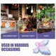thumbnail image 3 of 5Pcs Butterfly Foil Balloons Inflatable Balloons Butterfly Theme Birthday Party Decoration, 3 of 4