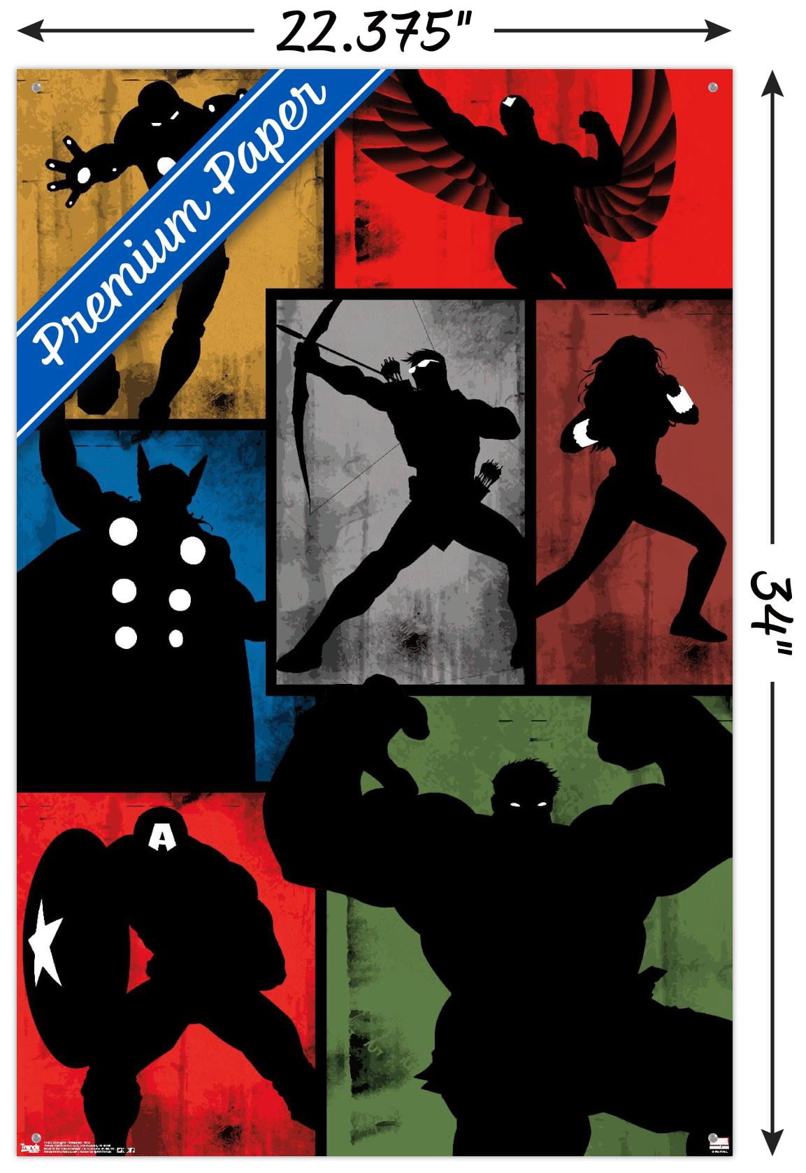 Marvel Comics - Avengers - Simplistic Grid