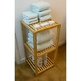 thumbnail image 2 of Eccostyle 3 Tier Solid Bamboo Slatted Shelf - Natural, 2 of 7