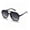 Black/Grey, variant on Retro Square Aviator Sunglasses Polarized UV400 Protection Vintage 70s 80s Style for Women and Men