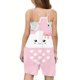 thumbnail image 5 of Odeerbi 5-13 Años Niñas Traje de Verano Impresión Linda Camisola Romper Casual Respirable Cómodo Suspender Overalls Pantalones Cortos Con Bolsillos, 5 of 5