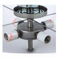 thumbnail image 2 of Meyda Tiffany 145895 Cilindro 4 Light 24" Wide Semi-Flush Drum Ceiling Fixture - Nickel, 2 of 7