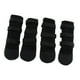 thumbnail image 5 of 4 piezas de para perros con botas de suela antideslizante para perros , medianos y grandes (selección de tamaño 3, negro) - Negro, S S Yinane Zapatos para perros, 5 of 8