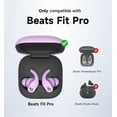 thumbnail image 2 of Suritch Shockproof Protective Case for Beats Fit Pro 2021 Earbuds, Light Purple, 2 of 7