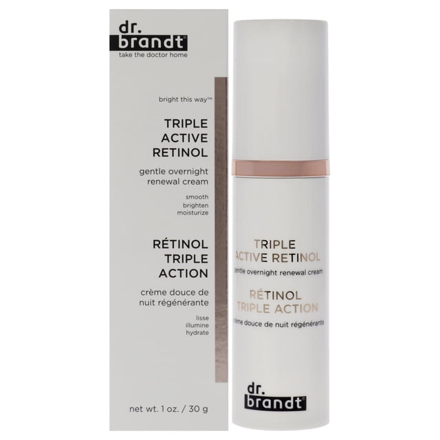 Crema Renovadora Suave de Noche con Retinol Triple Activo Dr. Brandt para Mujeres 1 oz