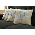 thumbnail image 2 of Ambesonne Animal Throw Pillow Cover 4 Pack, Exotic Wildlife Savannah, 20", Cream and Grey, 2 of 6