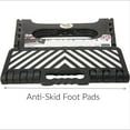 thumbnail image 5 of Simplify Plastic 9" Stripe Top 1 Step Folding Step Stool, Black, 5 of 6