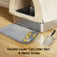 thumbnail image 5 of Stainless Steel Cat Litter Box 85L, Tent Cover&Telescopic Shovel,Extra Large Enclosed Cat Litter Box, 5 of 7
