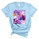 thumbnail image 3 of Moonsky Camiseta unisex Huntrix Dem-0n, colores cómodos, camiseta Huntrix para niñas, camiseta Mira Rumi Joey, merchandising, regalo juvenil para fans del K-pop (Azul claro XL), 3 of 3