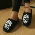 thumbnail image 5 of Gaexia Cozy Halloween Themed Women's Slippers For Winter Warm Fuzzy Indoor Outdoor Comfortable Footwear With Cute Design, 5 of 7