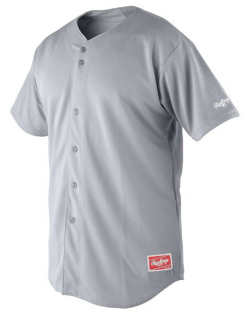 Rawlings Youth Short Sleeve Jersey | Blue Grey | MED