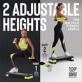 thumbnail image 3 of WF Athletic Supply Fitness Aerobic Step, Adjustable from 4” to 6”, Exercise Stepper with Risers for Home Gym Cardio Strength Training, 3 of 7