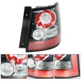 thumbnail image 3 of labwork Clear Len Tail Lights Brake Lamp Right Passenger Side Tail Light Red Brake Lamp for Land Range Rover Sport 2005-2012 2013 LR036157 LR015290, 3 of 5