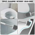 thumbnail image 6 of IRINNA-Silicone Toilet Brush Set with Ventilated Holder, White, 6 of 6