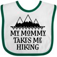 thumbnail image 3 of Inktastic Hiker Mommy Takes Me Hiking Boys or Girls Baby Bib, 3 of 4