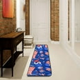 thumbnail image 3 of Dreamtimes USA Flag Heart Cake Hallway Runner Rug 2'x6' Kitchen Rug with Rubber Backing 4th of July Independence Non Slip Entryway Rug Runner Washable Soft Area Rug for Hallway Bedroom Kitchen Decor, 3 of 6