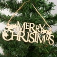 thumbnail image 4 of Wovilon Christmas Decoration Hanging Wooden Merry Christmas Letter Hanging Sign Christmas Tree Hanging Decoration, 4 of 8