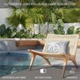 thumbnail image 5 of Gray Tropical Tree Outdoor Pillows for Chaise Lounge Chair Waterproof Lumbar Pillows with Insert&Adjustable Elastic Strap Beach Headrest Pillow Summer Coastal Palm Trees Neck Pillow for Pool 11"x16", 5 of 9