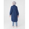 thumbnail image 6 of Natural Fabric Denim Tunic Dark Blue, 6 of 7