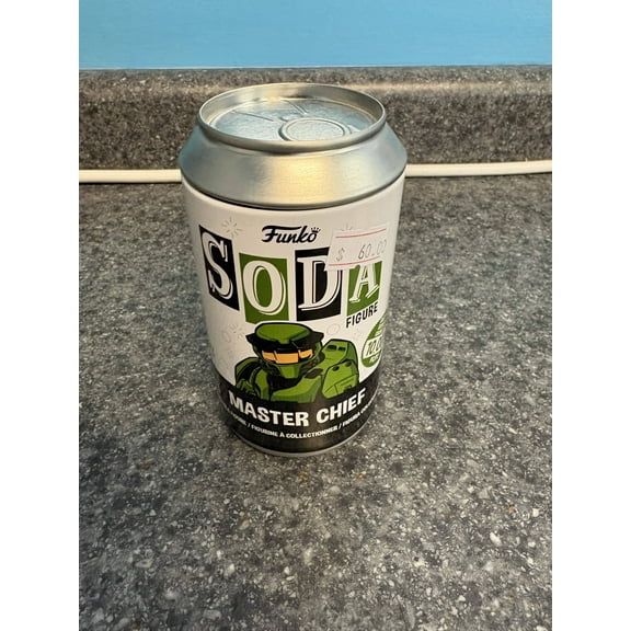 Open Box Funko Pop Soda Halo Master Chief Chase Variant