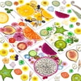thumbnail image 1 of Flores prensadas secas de Resiners, 80 unidades, para manualidades, 1 of 7