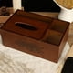 thumbnail image 5 of Caja de Pañuelos de Madera Perfecl Soporte para Pañuelos Organizador para Oficina Estilo 3, 5 of 8