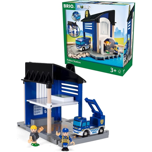 BRIO World - 33813 Estacion de Policia | Juego de 6 piezas p Brio Brio