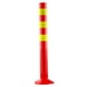 thumbnail image 1 of Poste de bolardo de 28" de alto. Accesorio multifuncional para estacionamiento, ideal para supermercados, comunidades residenciales y carriles. Rojo y amarillo, 1 of 8