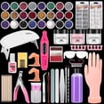thumbnail image 1 of Kit de uñas acrílicas Nail Practice Hand Deciniee con juego de 8 piezas, 1 of 8