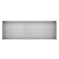 thumbnail image 3 of 12-in x 36-in Ultra-thin Frame Recessed Stainless Steel Shower Niche Brushed Stainless Steel, 3 of 5